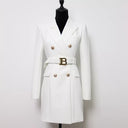 Vestido estilo americana Jolie en blanco 