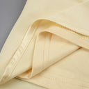 Butter Yellow Corset Satin Maxi Dress