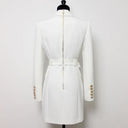 Vestido estilo americana Jolie en blanco 