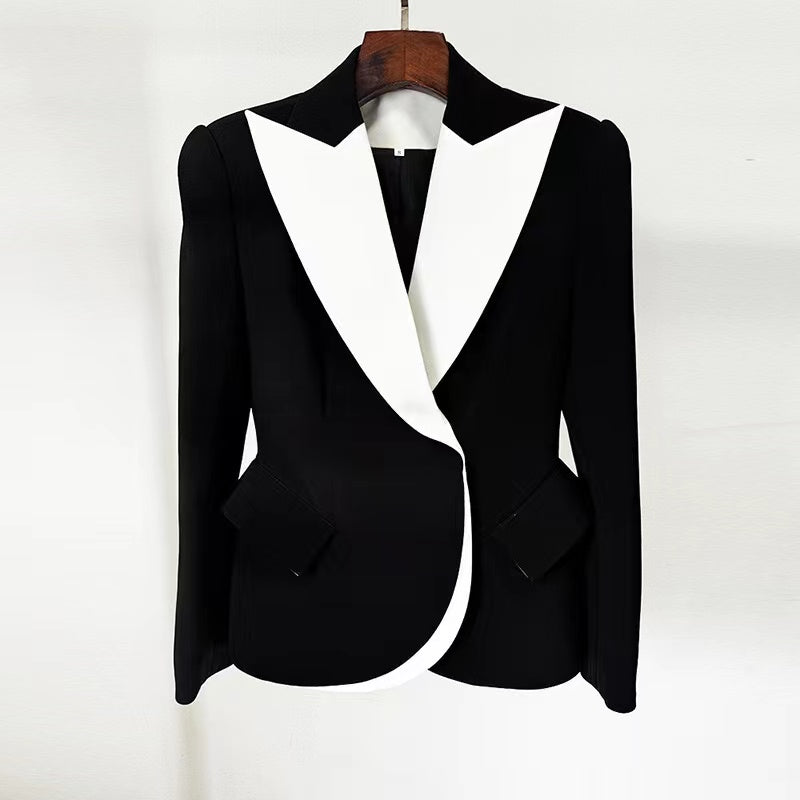 Kim Black & White Blazer