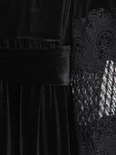 Abito in velluto di pizzo patchwork Isabella 