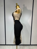 Monochrome Muse Bandage Dress