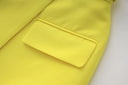 Two-Piece Skirt Set in yellow