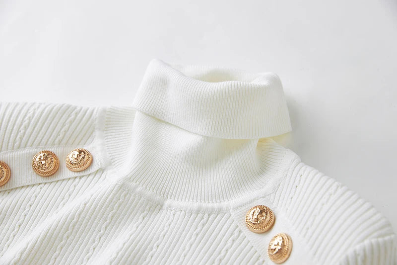 Sia Long Sleeve Wool Top in White