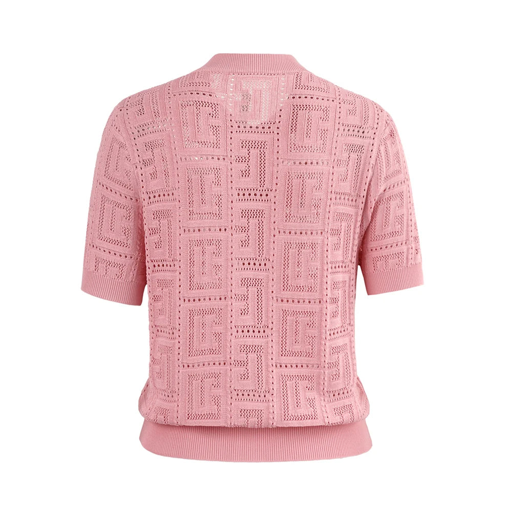 Haya Short Sleeve Wool Sweater