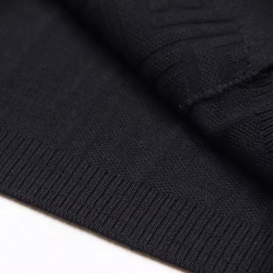 Knitted Suit Collar B-Buckle Waist Long Sleeve Slim Dress