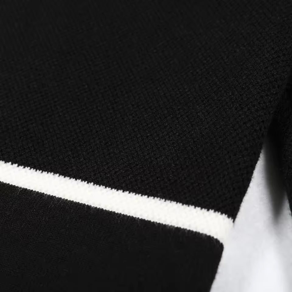 Elastic Knit Lapel Vest with Single Row Buttons
