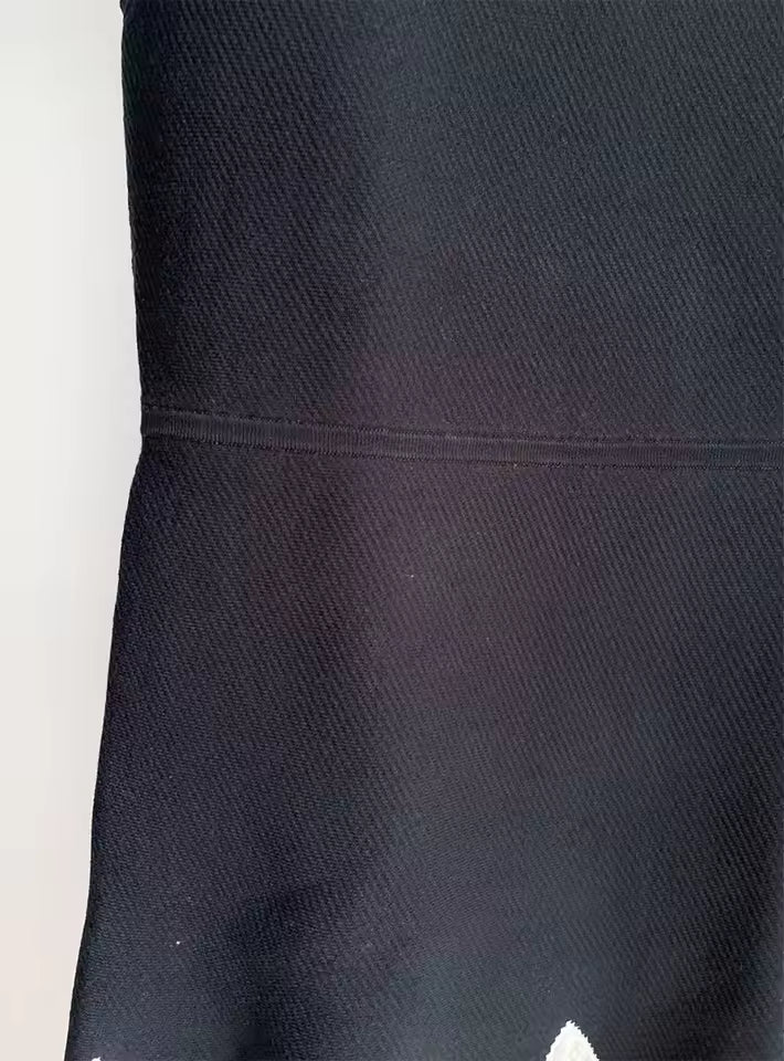 Ruffle Hem O-Neck Sleeveless Slim Fit Mini Knit Dress