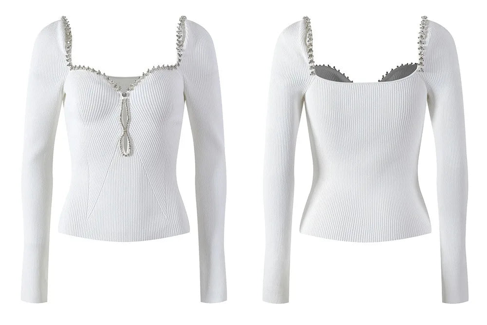 Tia Long Sleeve Wool Top