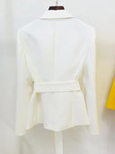 Swarovski Diamond Belted Blazer