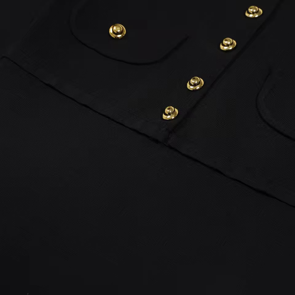 Slim Fit Elastic Knit Long Sleeve Dress