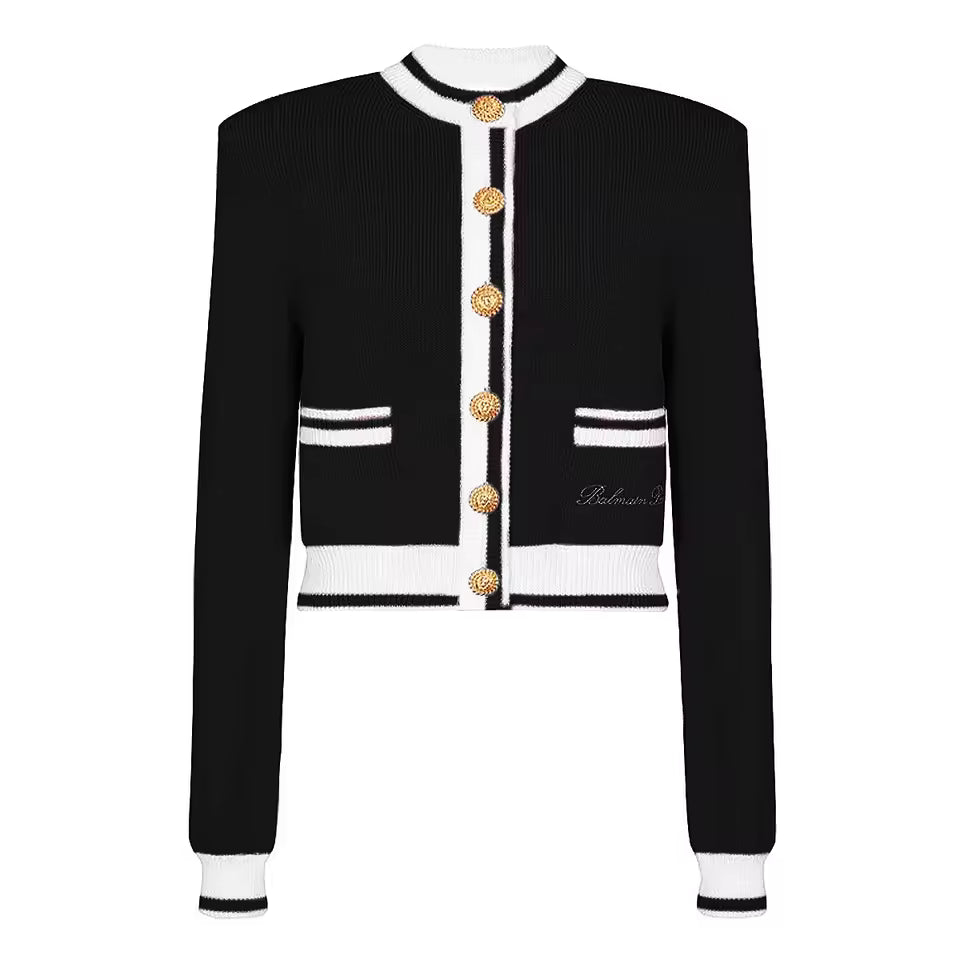 Versatile Knit Cardigan Sweater – Long Sleeve Round Neck Woolen Coat