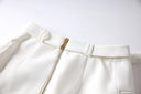Conjunto de Falda Dos Piezas en Blanco y Negro