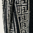 BLAZER DOPPIOPETTO IN TWEED NERO CON DECORAZIONI 