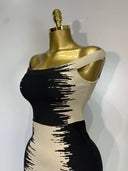 Monochrome Muse Bandage Dress
