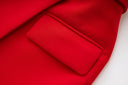 Two-Piece Skirt Set in red