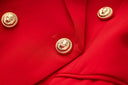Two-Piece Skirt Set in red