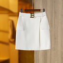 Conjunto de Falda Dos Piezas en Blanco y Negro