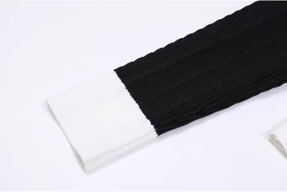 One-Shoulder Slim Fit O-Neck Pullover Top with Button Detail