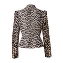 BLAZER TRENDY DE LEOPARDO CRUZADO 