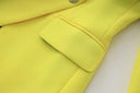 Two-Piece Skirt Set in yellow