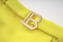 Two-Piece Skirt Set in yellow