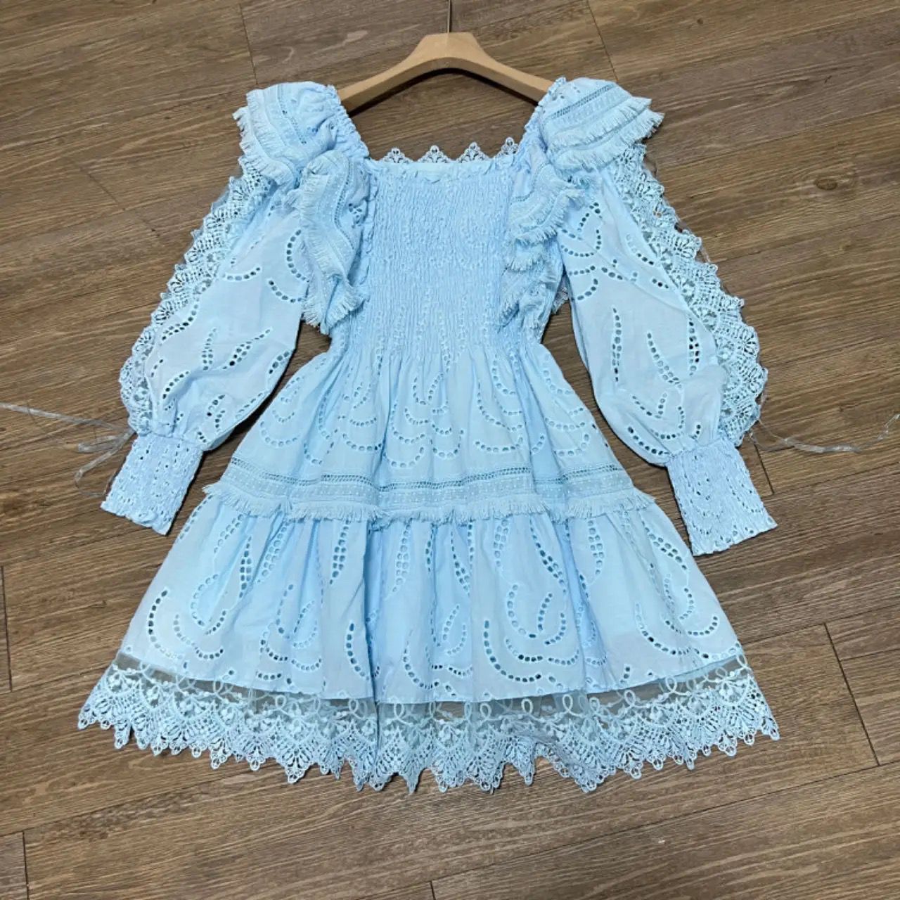 Nataliya Patchwork Lace Dress